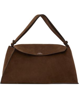 Studio Nicholson Sac Shiboru Brun En Suède - Marron