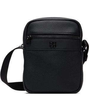 HUGO Grain Faux-Leather Bag - Black