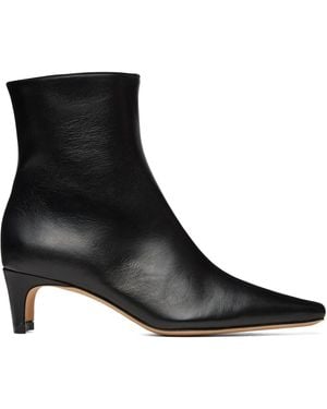 STAUD Wally Ankle Boots - Black