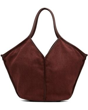 Hereu Calella Soft Linen Tote - Red