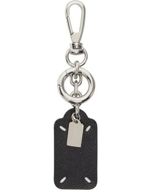 Maison Margiela Double Tag Keychain - Metallic