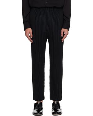 Homme Plissé Issey Miyake Pantalon Monthly Color March Noir
