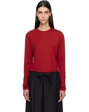 TOTEME Classic Long-Sleeve T-Shirt - Red