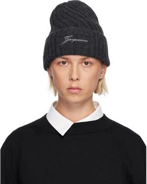 Jacquemus 'The Tourni' Beanie - Black