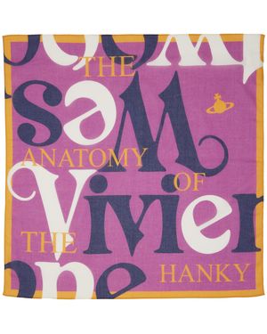 Vivienne Westwood 'Anatomy Of Hanky' Scarf - Purple