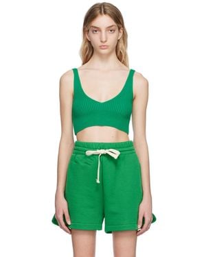 Halfboy V-neck Tank Top - Green