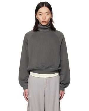 Our Legacy グレー Scholar Rollneck タートルネック - ブラック