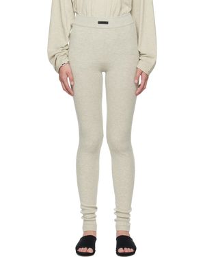 Fear Of God Soft Rib Leggings - Natural