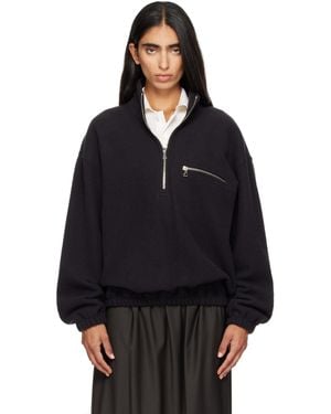 Rier Fleece Sweatshirt - Black