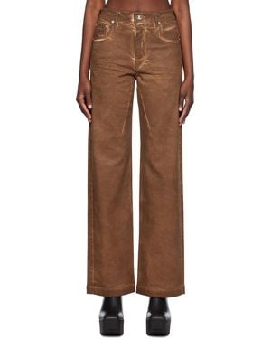 Rick Owens Brown Bolan Jeans