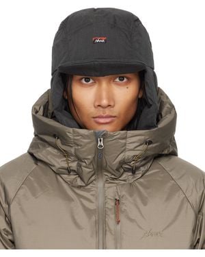 NANGA Takibi Ripstop Ear Flap Down Cap - Grey