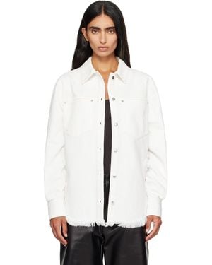 Ferragamo Blouson Denim Jacket - White