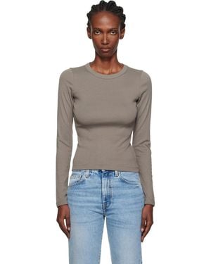 Flore Flore Taupe Max T-Shirt - Black