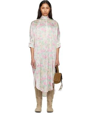 Acne Studios Blouse Midi Dress - Black