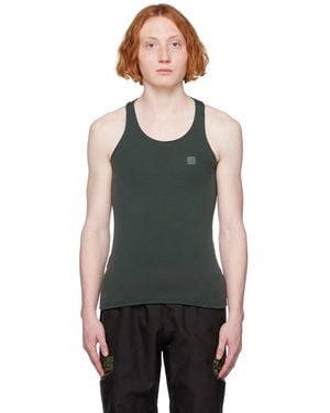 OLLY SHINDER Racerback Tank Top - Black