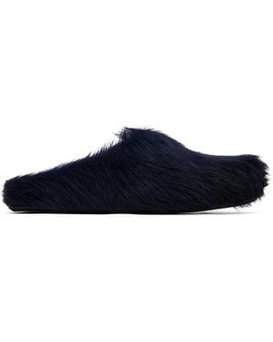 Marni Fussbett Sabot Slip-on Loafers - Blue