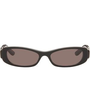 Balenciaga Rectangular Sunglasses - Brown
