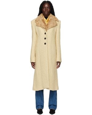 Kwaidan Editions Notched Lapel Coat - Natural