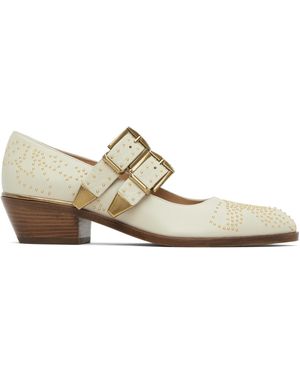 Chloé Off- Susanna Heels - Black