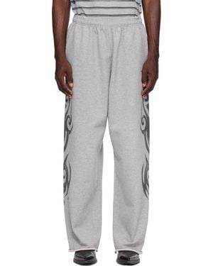 Vetements Graffiti Joggers - Grey
