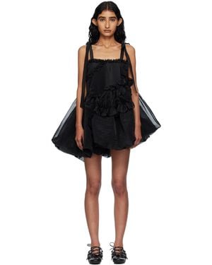 Cecilie Bahnsen Cristina Minidress - Black