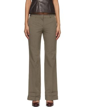 Our Legacy Khaki Hip Trousers - Black