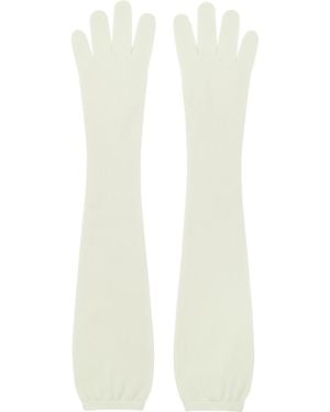 The Row Ivot Gloves - White