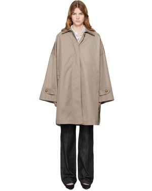 TOTEME Car Trench Coat - Natural