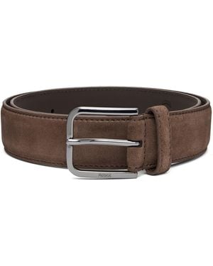 BOSS Leather Business Belt - Brown
