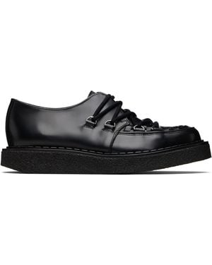 George Cox Uniform Experiment Edition Tie-Down Hatton Derbys - Black