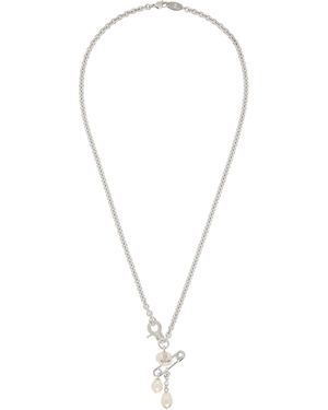 Vivienne Westwood Claude Small Pendant Necklace - Black