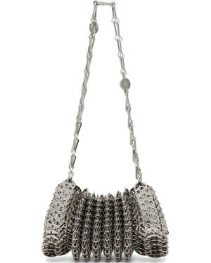 Rabanne Brass Shoulder Bag - Gray