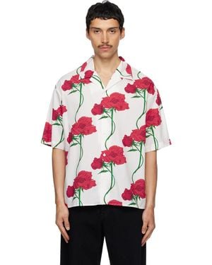 KENZO Off- Paris Archive Rose' Short Sleeve Shirt - Red