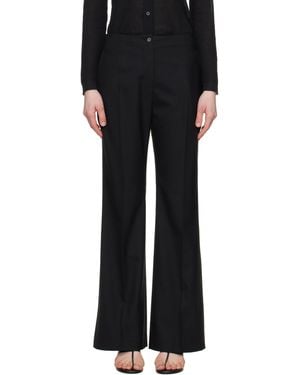 Amomento Straight Fit Pants - Black