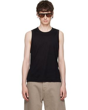 Ami Paris 'ami De Coeur' Classic Fit Tank Top - Black