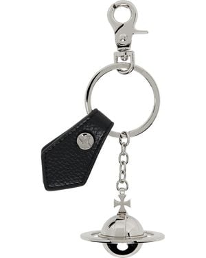 Vivienne Westwood 3D Orb Keychain - Black