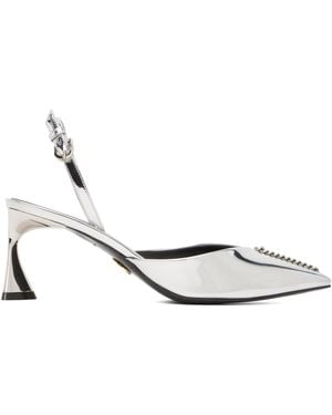 Stella McCartney Elsa Patent Slingback Heels - Black
