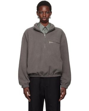 Rier Polar Fleece Sweater - Black