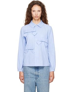 Comme des Garçons Cotton Broad Shirt - Blue