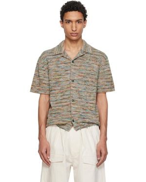 Paul Smith 'Signature Stripe' Knitted Cotton Shirt - Multicolour