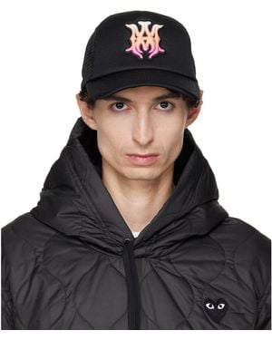 Amiri Casquette De Camionneur Bleue À Monogramme Surf - Noir