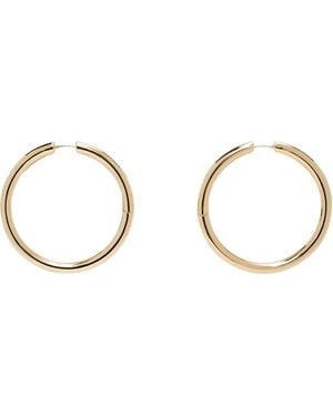 【Laura Lombardi】関税送料込★Terra ラージ フープ ピアス LAURA LOMBARDI/ローラロンバルディ】 TWO TONE FILLIA ピアス