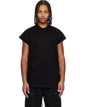 Julius Europa Graphic Sleeveless T-Shirt - Black