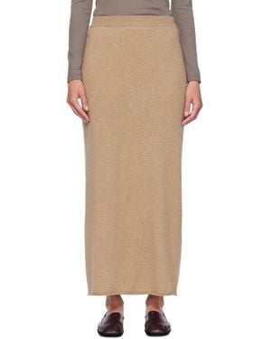 Lisa Yang Charlotta Midi Skirt - Natural