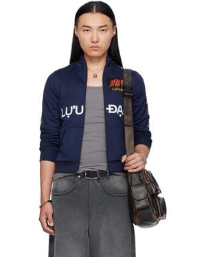 Lu'u Dan Shrunken Track Jacket - Blue