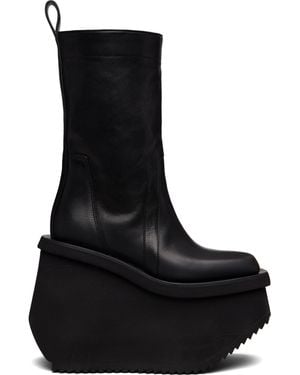 Rick Owens Concordians Factory Boots - Black