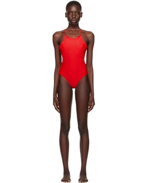 CDLP Maillot de bain rouge à dos ouvert