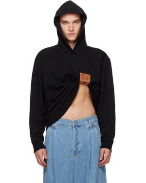 Jean Paul Gaultier 'The Label' Hoodie - Blue