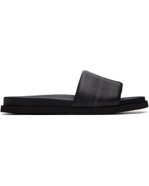 Off-White c/o Virgil Abloh Industrial Belt Slider Sandals - Black