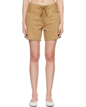 Citizens of Humanity Brynn Drawstring Denim Shorts - Natural